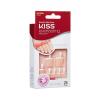 Kiss Everlasting French Nail Manicure, Chip-Free, Flexi-Fit Technology, Real Short, “String of Pearls”, Nail Kit with Pink Nail Glue (Net Wt. 2g / 0.07oz), Mini File, Manicure Stick, and 28 Fake Nails(1 Count (Pack of 96))