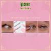 WICKED X FALSCARA False Eyelashes, Lash Extension Kit, ‘Normal is Overrated’, 10 Lash Clusters, 8mm-10mm, Medium Volume, Yellow & Purple Glitter, Mini Bond, Green & Pink Mini Applicator(Shimmering Shine)