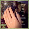 WICKED X KISS Press On Nails Almond, ‘Shiz Chemistry Club’, Blue, Medium, Waterproof, Chip Proof, Smudge Proof, 28 Fake Nails, Pink Gel Nail Glue (2g), Mini Nail File, & Manicure Stick(I Look Good in Green)