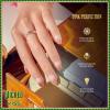 WICKED X KISS Press On Nails Almond, ‘Shiz Chemistry Club’, Blue, Medium, Waterproof, Chip Proof, Smudge Proof, 28 Fake Nails, Pink Gel Nail Glue (2g), Mini Nail File, & Manicure Stick(Pink Perfection)