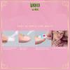 WICKED X KISS Press On Nails, ‘Bloom in Land’, Pink, Medium Oval, Waterproof, Chip Proof, Smudge Proof, 28 Fake Nails, Pink Gel Nail Glue (2g), Mini Nail File, & Manicure Stick(Ozdust)