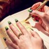 WICKED X imPRESS Press On Nails, ‘Jolly Old Shiz’, Multicolor, Medium Coffin, New Improved Adhesive, Up To 10 Day Hold, Includes 30 Fake Nails, 1 Prep Pad, 1 Manicure Stick, 1 Mini File(Leaders Of Oz)