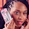 WICKED X imPRESS Press On Self Adhesive Eyelashes, ‘Welcome to OZ’, 8mm-10mm Natural Volume Press On Lashes, Pink Glitter, No Glue Needed, 12 Lash Clusters & Non-Stick Mini Applicator(Magic Unleashed)