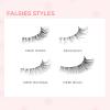 imPRESS | The Summer I Turned Pretty Long Lasting Self Adhesive Eyelashes, ‘Demi Bold’, 24 Medium Volume Press On Lash Clusters, 5mm-14mm, Non-Stick Applicator, Bonus Stickers, Reusable Case(Demi Bold)
