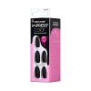 imPRESS Color Press-On Nails, Halloween, No Glue Needed, Black, Medium Coffin, 33 Ct.(Terror-iffic)