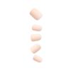 imPRESS KISS Color Press-On Manicure Fake Nails, Lovely – Short Length, Matte, Polish-Free Solid Color Mani, Includes Prep Pad, Mini File, Manicure Stick, and 30 Fake Nails