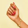 imPRESS KISS Color Press-On Manicure Fake Nails, Rising Sun – Short Length, Matte, Polish-Free Solid Color Mani, Includes Prep Pad, Mini File, Manicure Stick, and 30 Fake Nails