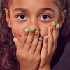 imPRESS MINI X WICKED: FOR GOOD Press On Nails for Kids, ‘Perfect Duet’, Green & Blue, Squoval, The No Glue Instant Mani, Non- Toxic, Includes Mini Nail File and 20 Fake Nails(Kids (Pack of 2))