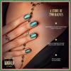 imPRESS X WICKED: FOR GOOD Press On Nails, ‘Living in a Dream’, Purple, Medium Coffin, New Improved Adhesive, Up To 10 Day Hold, Includes 30 Fake Nails, 1 Prep Pad, 1 Manicure Stick, 1 Mini File(A Story Of Two Halves)