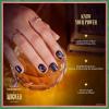 imPRESS X WICKED: FOR GOOD Press On Nails, ‘Living in a Dream’, Purple, Medium Coffin, New Improved Adhesive, Up To 10 Day Hold, Includes 30 Fake Nails, 1 Prep Pad, 1 Manicure Stick, 1 Mini File(Know Your Power)