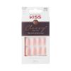 KISS Classy French Nail Manicure Kit with Gel Finish,Medium,Coffin Shaped,Includes Pink Nail Glue (Net Wt. 2 g / 0.07oz.),Mini Nail File,Manicure Stick, 28 Fake Nails,Cozy Meets Cute,28 Count(Cozy Meets Cute)
