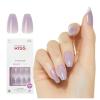 KISS Gel Fantasy, Press On Nails, Nail glue included, ‘Quince Jelly’, Purple, Medium Size, Coffin Shape, Includes 28 Nails, 2g glue, 1 Manicure Stick, 1 Mini File(Quince Jelly)
