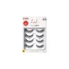 KISS Lash Couture Faux Mink False Eyelashes Multipack, ‘Jubilee’, 10mm, Multiple Lengths, Reusable, Cruelty Free, Vegan, Exclusive Knot-Free Lash Band, 4 Pairs(Jubilee)