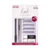 KISS Lash Couture Lash Mapping Kit with 3 Mapping Stickers, Semi-Permanent Lash Adhesive, Adhesive Remover, Tweezers, Spoolie, Micro Brush, and 42 Lash Clusters,21 Pair (Pack of 1)(1 count (Pack of 1))