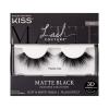 KISS Lash Couture Matte Black Faux Mink Collection False Eyelashes, 14 mm, 3D Volume, Soft & matte Finish, Plush Effect, Easy to Apply, Reusable, 1 Pair Fake Lashes, Style ‘Matte Silk’