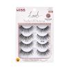 KISS Lash Couture Naked Drama Collection False Eyelashes with Cushion Flexi Band, Full & Fluffy Volume, Easy to Apply, Reusable Lash Clusters, Style ‘Tulle’, 10 mm, 1 Pair Fake Eyelashes(4 Pair (Pack of 1))