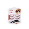 KISS Looks So Natural False Eyelashes Double Pack, Lightweight & Comfortable, Tapered End Technology, Reusable, Cruelty-Free, Contact Lens Friendly, Style ‘Sultry’, 2 Pairs Fake Eyelashes(Black)
