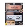 KISS Magnetic Lash 01, Synthetic False Eyelashes with Magnets Under and Over Your Upper Lashes, No Glue Needed, Lightweight, Reusable, Contact Lens Friendly, Cruelty Free, with Lash Applicator, 1 Pair(Entice)
