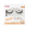 KISS My Lash But Bolder, False Eyelashes, ‘Big Personality’, 14mm, Includes 1 Pair, Easy to Apply, Reusable Lash Clusters(No Filters)
