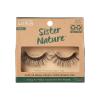KISS Sister Nature False Eyelashes, ‘Sage’, 12 mm, 100% Natural Hair, Recyclable Paper Box, Printed with Soy Ink, Cruelty Free, Vegan, Includes 1 Pair of Reusable Strip Lashes(Willow)