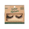 KISS Sister Nature False Eyelashes, ‘Sage’, 12 mm, 100% Natural Hair, Recyclable Paper Box, Printed with Soy Ink, Cruelty Free, Vegan, Includes 1 Pair of Reusable Strip Lashes(Sage)