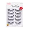 KISS So Wispy Curated Collection of Bestselling False Eyelash Styles Multipack, Volume & Curl, Lash Extensions Look, Signature Wispy Effect, Cruelty Free, Reusable, Contact Lens Friendly, 5-Pair(Multi Pack #1)