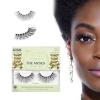 KISS The Muses, False Eyelashes, ‘Legacy’, 12mm, Includes 1 Pair, Easy to Apply, Reusable Lash Clusters(Empress)