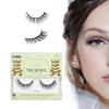 KISS The Muses, False Eyelashes, ‘Legacy’, 12mm, Includes 1 Pair, Easy to Apply, Reusable Lash Clusters(Noblesse)