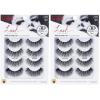 KISS Triple Push-Up, False Eyelashes, ‘Robe’, 12mm, Includes 4 Pairs Of Lashes, Easy to Apply, Reusable Lash Clusters(Black)