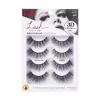 KISS Triple Push-Up, False Eyelashes, ‘Robe’, 12mm, Includes 4 Pairs Of Lashes, Easy to Apply, Reusable Lash Clusters(Bombshell)