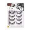 KISS Triple Push-Up, False Eyelashes, ‘Robe’, 12mm, Includes 4 Pairs Of Lashes, Easy to Apply, Reusable Lash Clusters(Robe)