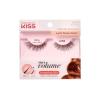 KISS True Volume, False Eyelashes, ‘Ritzy’, 14mm, Includes 1 Pair Of Lash, Easy to Apply, Reusable Lash Clusters