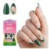 KISS X WICKED: FOR GOOD Press On Nails, ‘Glow With Glinda’, Purple, Short Oval, Waterproof, Chip Proof, Smudge Proof, 28 Fake Nails, Pink Gel Nail Glue (2g), Mini Nail File, & Manicure Stick(Dreams Take Flight)