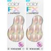 KISS colorFX by imPRESS Press On Nails, ‘Rebel’, Solid White, Short Squoval, IMPROVED adhesive, Up to 10-Day Hold, Nail Kit Includes 30 Fake Nails, Prep Pad, Manicure Stick, Mini Nail File(Pack of 2)