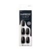 KISS imPRESS Color Press-On Manicure Fake Nails, All Black – Short & Square, Solid Black, Ready To Wear, Chip Proof, Smudge Proof, No Dry Time, Mini File & More | 30 Count(All Black)