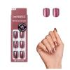 KISS imPRESS Color Press-On Manicure, Gel Nail Kit, PureFit Technology, Short Length, “Peanut Pink”, Polish-Free Solid Color Mani, Includes Prep Pad, Mini File, Cuticle Stick, and 30 Fake Nails