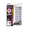 KISS imPRESS Falsies Press On Self Adhesive Eyelashes, 12mm-14mm Glam Volume Press On Lashes, Black, No Glue Needed, Invisible Band, 20 Lash Clusters & Non-Stick Applicator – Spiky(Natural)
