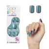 KISS imPRESS No Glue Mani Press On Nails, Color FX, ‘After Hours’, Medium Green, Short Size, Squoval Shape, Includes 30 Nails, Prep Pad, Instructions Sheet, 1 Manicure Stick, 1 Mini File(Better Things)