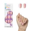 KISS imPRESS No Glue Mani Press On Nails, Color FX, ‘Satellite’, Light Pink, Short Size, Squoval Shape, Includes 30 Nails, Prep Pad, Instructions Sheet, 1 Manicure Stick, 1 Mini File(Satellite)