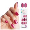 KISS imPRESS No Glue Mani Press On Nails, Color FX, ‘Satellite’, Light Pink, Short Size, Squoval Shape, Includes 30 Nails, Prep Pad, Instructions Sheet, 1 Manicure Stick, 1 Mini File(Around You)