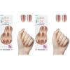KISS imPRESS No Glue Mani Press On Nails, Color FX, ‘Starstruck’, Beige, Short Size, Squoval Shape, Includes 30 Nails, Prep Pad, Instructions Sheet, 1 Manicure Stick, 1 Mini File(33 Count (Pack of 2))
