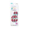 KISS imPRESS No Glue Mani Press On Nails, Color FX, ‘Walk Out’, Pink, Short Size, Oval Shape, Includes 30 Nails, Prep Pad, Instructions Sheet, 1 Manicure Stick, 1 Mini File(Walk Out)