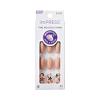 KISS imPRESS No Glue Mani Press On Nails, Design, ‘As It Was’, Neutral/green, Medium Size, Almond Shape, Includes 30 Nails, Prep Pad, Instructions Sheet, 1 Manicure Stick, 1 Mini File