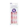 KISS imPRESS No Glue Mani Press On Nails, Design, ‘Wild Venus’, Pink, Medium Size, Almond Shape, Includes 30 Nails, Prep Pad, Instructions Sheet, 1 Manicure Stick, 1 Mini File