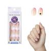 KISS imPRESS No Glue Mani Press On Nails, French, ‘Ditto’, Light Neutral + Pink Tip French, Short Size, Oval Shape, Includes 30 Nails, Prep Pad, Instructions Sheet, 1 Manicure Stick, 1 Mini File(Ditto)