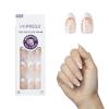 KISS imPRESS No Glue Mani Press On Nails, French, ‘Ditto’, Light Neutral + Pink Tip French, Short Size, Oval Shape, Includes 30 Nails, Prep Pad, Instructions Sheet, 1 Manicure Stick, 1 Mini File(Fearless)