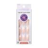 KISS imPRESS No Glue Mani Press On Nails, French, ‘Heroic’, Light Neutral + White Tip French, Short Size, Squoval Shape, Includes 30 Nails, Prep Pad, Instructions Sheet, 1 Manicure Stick, 1 Mini File(Heroic)