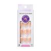 KISS imPRESS No Glue Mani Press On Nails, French, ‘Ideal’, Beige, Medium Size, Coffin Shape, Includes 30 Nails, Prep Pad, Instructions Sheet, 1 Manicure Stick, 1 Mini File(Ideal)