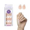 KISS imPRESS No Glue Mani Press On Nails, French, ‘Ideal’, Beige, Medium Size, Coffin Shape, Includes 30 Nails, Prep Pad, Instructions Sheet, 1 Manicure Stick, 1 Mini File(Model)
