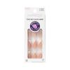 KISS imPRESS No Glue Mani Press On Nails, French, ‘Illusion’, Dark Neutral + Black Tip French, Medium Size, Almond Shape, Includes 30 Nails, Prep Pad, Instructions Sheet, 1 Manicure Stick, 1 Mini File(Light Neutral + White Tip French(Coffin Shape))